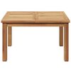 vidaXL Table basse Marron 60 x 60 x 36 cm Bois de teck massif