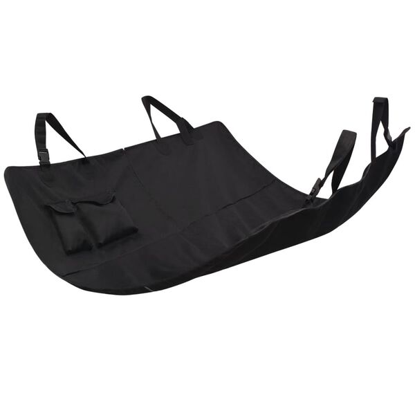 vidaXL Housse de siège auto pour animaux 148 x 142 cm Noir