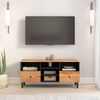 vidaXL Meuble TV 100x33x46 cm bois d'acacia solide