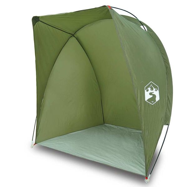 vidaXL Tente de p&ecirc;che vert olive imperm&eacute;able