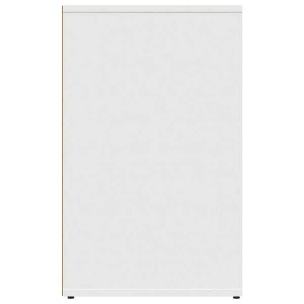 vidaXL Armoire de dressing Blanc 80x40x65 cm Bois d'ing&eacute;nierie