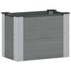 vidaXL Jardini&egrave;re sur&eacute;lev&eacute;e Gris 50 x 30 x 36 cm alu.