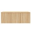 vidaXL Meuble TV Chêne sonoma 80x34x30 cm Bois d'ingénierie