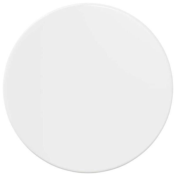 vidaXL Plateau de table Blanc brillant 30 x 30 x 1,5 cm
