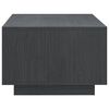 vidaXL Table basse gris 110x50x33,5 cm bois de pin massif