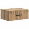 vidaXL Cabinet de chevet mural Ch&ecirc;ne artisanal 49 x 34,5 x 20 cm