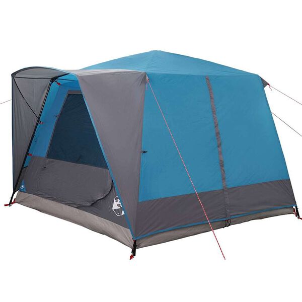 vidaXL Tente Cabane avec toit avec stockage Bleu 400 x 350 x 212 cm