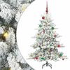 vidaXL Sapin de No&euml;l Artificiel &agrave; Branches Articul&eacute;es Blanc 150 cm PVC
