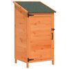 vidaXL Abri de jardin Marron 59 x 56 x 113,5 cm Bois d'ing&eacute;nierie