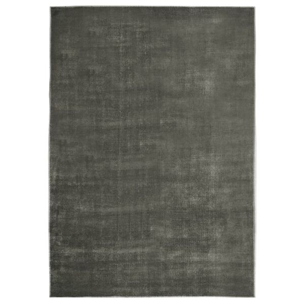 vidaXL Tapis lavable pliable Taupe 140x200 cm Polyester