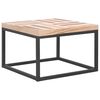 vidaXL Table basse 50x50x33,5 cm Bois massif