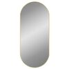 vidaXL Miroir mural Dor&eacute; 100x45 cm Ovale