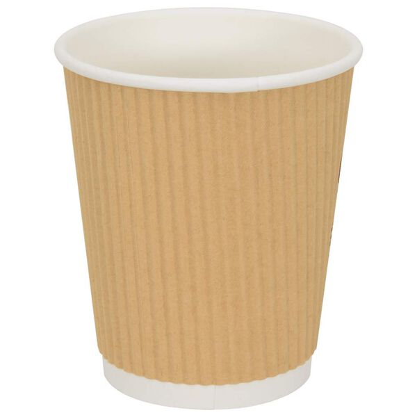 vidaXL Tasses &agrave; caf&eacute; en papier avec couvercles 1000 pcs 8oz 200ml