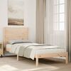vidaXL Cadre de lit extra long sans matelas 90x210 cm bois massif