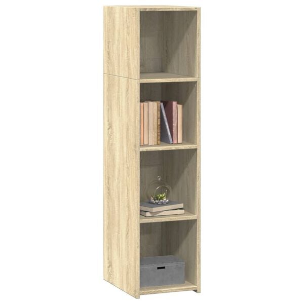 vidaXL Buffet ch&ecirc;ne sonoma 30x41x124 cm bois d'ing&eacute;nierie