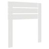 vidaXL T&ecirc;te de lit Blanc 75 cm Bois d'ing&eacute;nierie