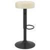 vidaXL Tabourets de bar lot de 2 crème velours