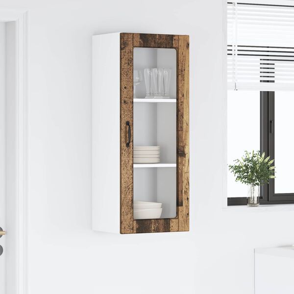 vidaXL Armoire de cuisine avec &eacute;tag&egrave;re Bois ancien 40 x 31 x 100 cm