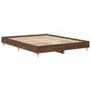 vidaXL Cadre de lit sans matelas ch&ecirc;ne marron 150x200 cm