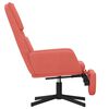 vidaXL Chaise de relaxation avec repose-pied Rose Velours