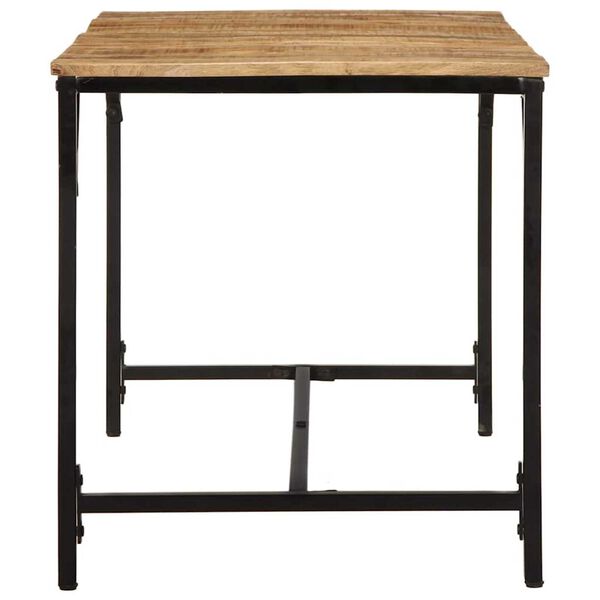 vidaXL Table à manger 140x70x75 cm bois de manguier massif brut