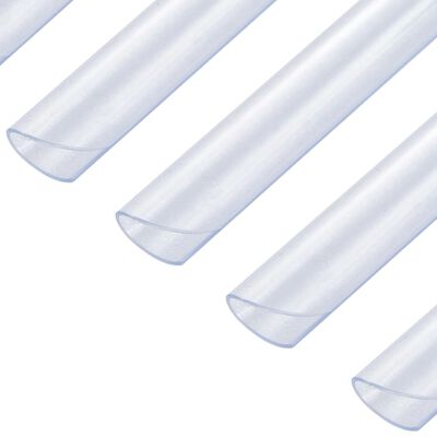 vidaXL Attaches de bande de clôture 100 pcs PVC Transparent