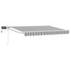 vidaXL Store r&eacute;tractable manuel avec LEDs 2,5 x 2 m