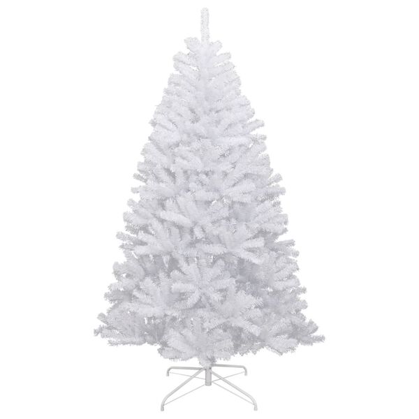 vidaXL Sapin de Noël artificiel à charnières avec neige floquée 180 cm