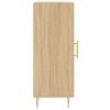 vidaXL Buffet Chêne sonoma 34,5x34x90 cm Bois d'ingénierie