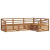 vidaXL Ensemble de canap&eacute;s d'ext&eacute;rieur 4 pcs Naturel