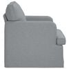 vidaXL Canap&eacute; 60cm Gris clair M&eacute;tал