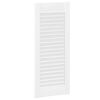 vidaXL Portes d'armoire &agrave; persiennes 4 pcs blanc 69x29,5 cm