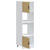 vidaXL Armoires de four 2 pcs Porto ch&ecirc;ne sonoma bois d'ing&eacute;nierie