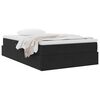 vidaXL Lit avec rangement et matelas Noir 120 x 200 cm Velours