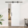vidaXL Porte coulissante ORKDAL Blanc 73,5 x 211 cm Pin massif