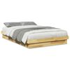 vidaXL Cadre de lit sans matelas 120x200 cm bois massif de ch&ecirc;ne