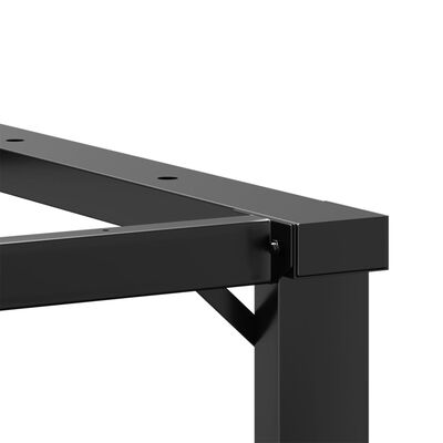vidaXL Pieds de table basse cadre en O 50x40x38 cm fonte