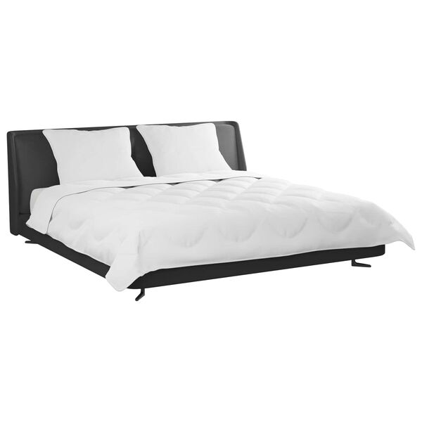 vidaXL Ensemble de Duvet 3 pcs Blanc Microfibre et Plumes D'oie