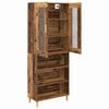 vidaXL Haut Armoire Bois Ancien 69,5 x 34 x 180 cm