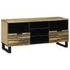 vidaXL Unites TV avec tiroir Marron 100 x 33 x 46 cm Bois d'ing&eacute;nierie