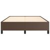 vidaXL Cadre de lit sans matelas marron 140x200 cm similicuir