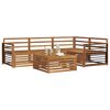 vidaXL Ensemble de canap&eacute;s d'ext&eacute;rieur 5 pcs Naturel