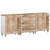 vidaXL Buffets 3 pcs 60x33,5x75 cm bois de manguier massif