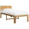 vidaXL Cadre de lit simple avec t&ecirc;te de lit ROSTOCK Blanc 75 x 190 cm