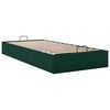 vidaXL Cadre de lit ottoman sans matelas vert fonc&eacute; 80x200 cm velours
