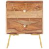 vidaXL Table de chevet 40x30x50 cm Bois massif