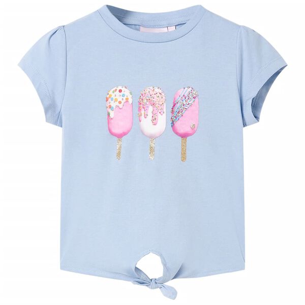 T-shirt pour enfants bleu 128