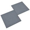 vidaXL Carreaux de protection antichoc 12pcs Caoutchouc 50x50x3cm Gris