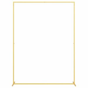 vidaXL Arche de mariage Dor&eacute; 150 x 49,5 x 200 cm Acier
