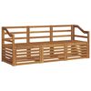 vidaXL Ensembles de canap&eacute;s 3 pcs Naturel Bois d'Acacia Massif